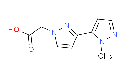 CAS No. 1710283-21-8, 2-(2'-Methyl-1H,2'H-[3,3'-bipyrazol]-1-yl)acetic acid