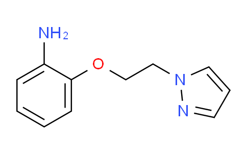 CAS No. 1052606-76-4, 2-(2-(1H-Pyrazol-1-yl)ethoxy)aniline
