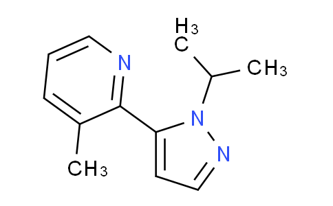 CAS No. 1423037-25-5, 2-(2-Isopropylpyrazol-3-yl)-3-methylpyridine