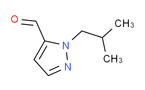 CAS No. 1236366-12-3, 2-(2-Methylpropyl)pyrazole-3-carbaldehyde