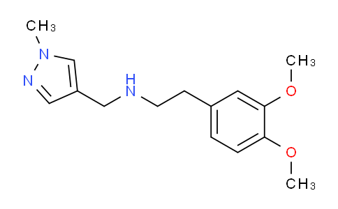 CAS No. 1006340-53-9, 2-(3,4-Dimethoxyphenyl)-N-((1-methyl-1H-pyrazol-4-yl)methyl)ethanamine