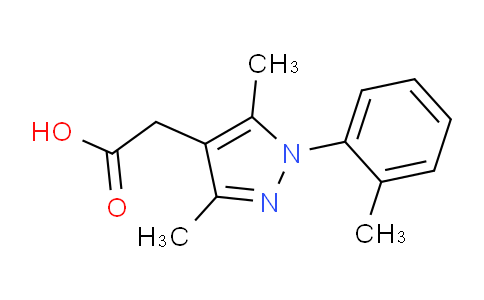 CAS No. 51894-47-4, 2-(3,5-Dimethyl-1-(o-tolyl)-1H-pyrazol-4-yl)acetic acid