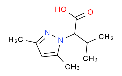 CAS No. 957513-81-4, 2-(3,5-Dimethyl-1H-pyrazol-1-yl)-3-methylbutanoic acid