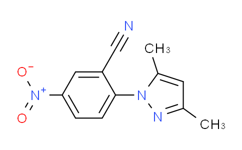 CAS No. 955585-07-6, 2-(3,5-Dimethyl-1H-pyrazol-1-yl)-5-nitrobenzonitrile