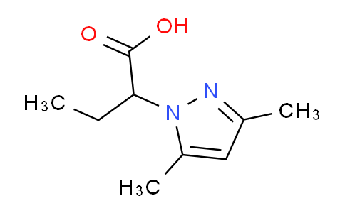 CAS No. 957491-07-5, 2-(3,5-Dimethyl-1H-pyrazol-1-yl)butanoic acid