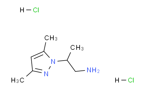 CAS No. 1002111-01-4, 2-(3,5-Dimethyl-1H-pyrazol-1-yl)propan-1-amine dihydrochloride