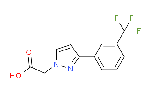 CAS No. 325970-02-3, 2-(3-(3-(Trifluoromethyl)phenyl)-1H-pyrazol-1-yl)acetic acid