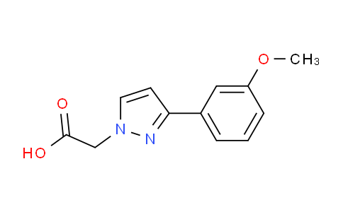 CAS No. 957490-48-1, 2-(3-(3-Methoxyphenyl)-1H-pyrazol-1-yl)acetic acid
