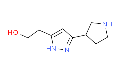 CAS No. 1452670-21-1, 2-(3-(Pyrrolidin-3-yl)-1H-pyrazol-5-yl)ethanol