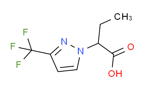 CAS No. 1006473-54-6, 2-(3-(Trifluoromethyl)-1H-pyrazol-1-yl)butanoic acid