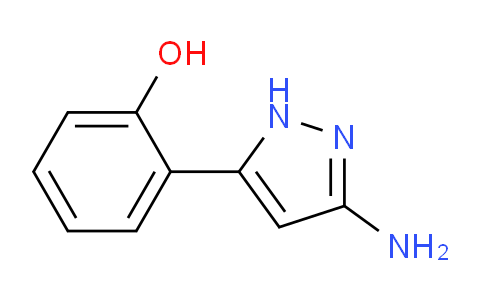 CAS No. 10523-64-5, 2-(3-Amino-1H-pyrazol-5-yl)phenol