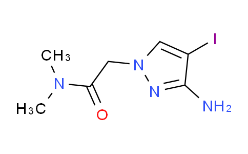 CAS No. 1354705-64-8, 2-(3-Amino-4-iodo-1H-pyrazol-1-yl)-N,N-dimethylacetamide