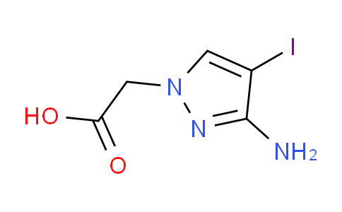 CAS No. 1354705-75-1, 2-(3-Amino-4-iodo-1H-pyrazol-1-yl)acetic acid