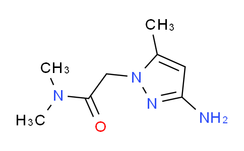 CAS No. 1260379-31-4, 2-(3-Amino-5-methyl-1H-pyrazol-1-yl)-N,N-dimethylacetamide
