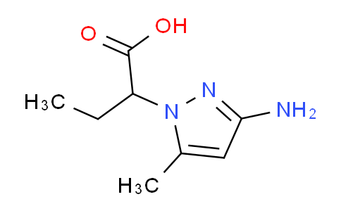 CAS No. 1698093-56-9, 2-(3-Amino-5-methyl-1H-pyrazol-1-yl)butanoic acid