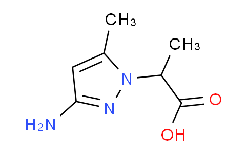 CAS No. 1006455-74-8, 2-(3-Amino-5-methyl-1H-pyrazol-1-yl)propanoic acid