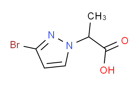 CAS No. 1354706-87-8, 2-(3-Bromo-1H-pyrazol-1-yl)propanoic acid