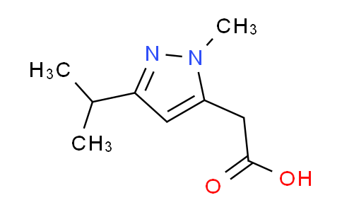 CAS No. 1260658-87-4, 2-(3-Isopropyl-1-methyl-1H-pyrazol-5-yl)acetic acid