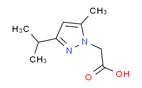 CAS No. 1402446-16-5, 2-(3-Isopropyl-5-methyl-1H-pyrazol-1-yl)acetic acid