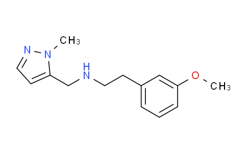 CAS No. 1171807-81-0, 2-(3-Methoxyphenyl)-N-((1-methyl-1H-pyrazol-5-yl)methyl)ethanamine