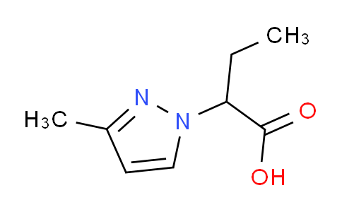 CAS No. 1006459-57-9, 2-(3-Methyl-1H-pyrazol-1-yl)butanoic acid