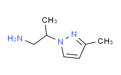 CAS No. 1172803-90-5, 2-(3-Methyl-1H-pyrazol-1-yl)propan-1-amine