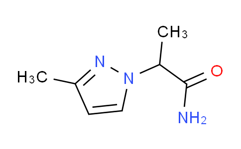 CAS No. 1171977-37-9, 2-(3-Methyl-1H-pyrazol-1-yl)propanamide