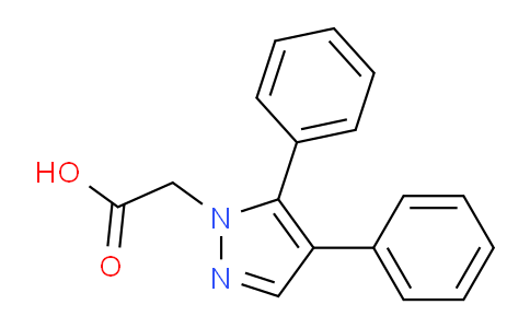 CAS No. 24301-67-5, 2-(4,5-Diphenyl-1H-pyrazol-1-yl)acetic acid