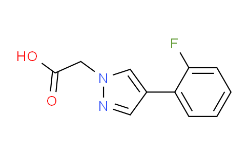 CAS No. 1266888-40-7, 2-(4-(2-Fluorophenyl)-1H-pyrazol-1-yl)acetic acid