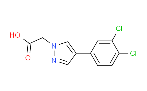 CAS No. 1267250-16-7, 2-(4-(3,4-Dichlorophenyl)-1H-pyrazol-1-yl)acetic acid