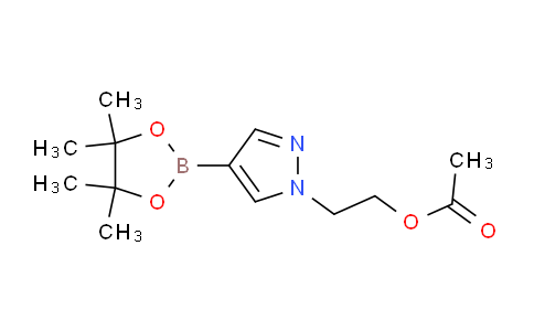 CAS No. 1251731-71-1, 2-(4-(4,4,5,5-tetramethyl-1,3,2-dioxaborolan-2-yl)-1H-pyrazol-1-yl)ethyl acetate