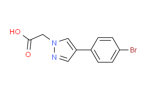 CAS No. 1268003-18-4, 2-(4-(4-Bromophenyl)-1H-pyrazol-1-yl)acetic acid