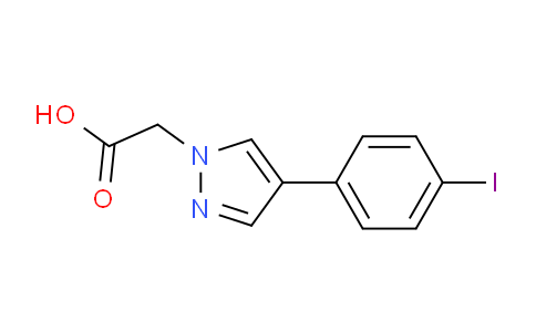 CAS No. 1399653-47-4, 2-(4-(4-Iodophenyl)-1H-pyrazol-1-yl)acetic acid