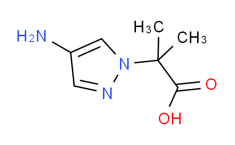 CAS No. 1245807-89-9, 2-(4-Amino-1H-pyrazol-1-yl)-2-methylpropanoic acid