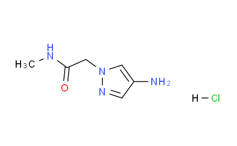 CAS No. 1262774-93-5, 2-(4-Amino-1H-pyrazol-1-yl)-N-methylacetamide hydrochloride