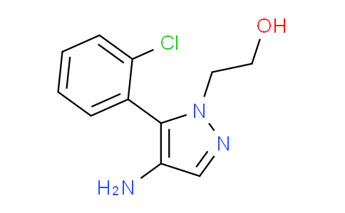 CAS No. 1713476-55-1, 2-(4-Amino-5-(2-chlorophenyl)-1H-pyrazol-1-yl)ethanol