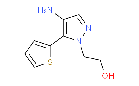 CAS No. 1707375-31-2, 2-(4-Amino-5-(thiophen-2-yl)-1H-pyrazol-1-yl)ethanol
