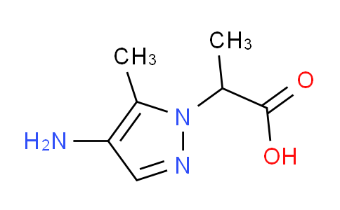 CAS No. 1172349-04-0, 2-(4-Amino-5-methyl-1H-pyrazol-1-yl)propanoic acid