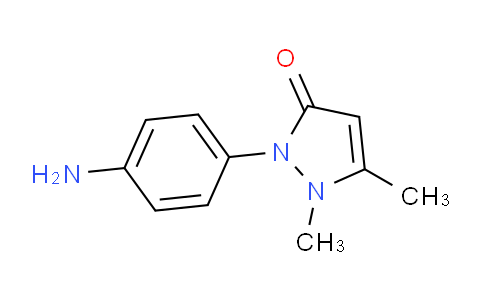 CAS No. 69267-59-0, 2-(4-Aminophenyl)-1,5-dimethyl-1H-pyrazol-3(2H)-one
