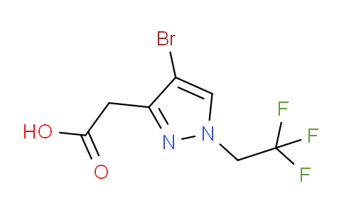 CAS No. 1328640-69-2, 2-(4-Bromo-1-(2,2,2-trifluoroethyl)-1H-pyrazol-3-yl)acetic acid