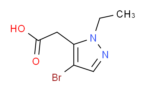 CAS No. 1310379-43-1, 2-(4-Bromo-1-ethyl-1H-pyrazol-5-yl)acetic acid