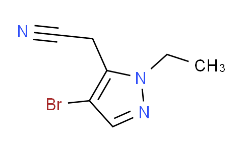 CAS No. 1310379-56-6, 2-(4-Bromo-1-ethyl-1H-pyrazol-5-yl)acetonitrile