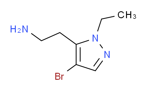 CAS No. 1001500-51-1, 2-(4-Bromo-1-ethyl-1H-pyrazol-5-yl)ethanamine