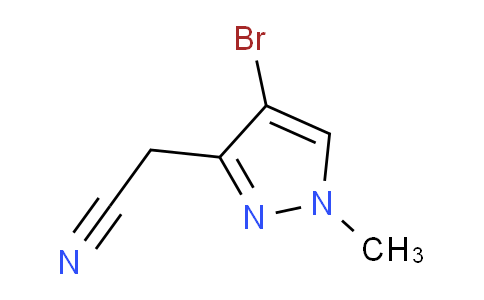 CAS No. 1310379-44-2, 2-(4-Bromo-1-methyl-1H-pyrazol-3-yl)acetonitrile