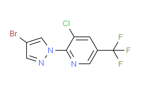 CAS No. 1183812-46-5, 2-(4-Bromo-1H-pyrazol-1-yl)-3-chloro-5-(trifluoromethyl)pyridine