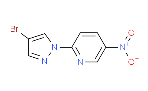 CAS No. 77556-30-0, 2-(4-Bromo-1H-pyrazol-1-yl)-5-nitropyridine