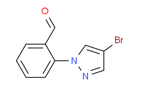 CAS No. 1174064-66-4, 2-(4-Bromo-1H-pyrazol-1-yl)benzaldehyde
