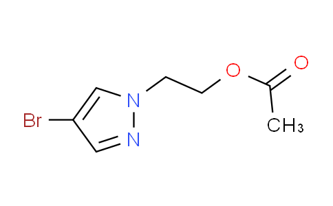 CAS No. 1215073-99-6, 2-(4-Bromo-1H-pyrazol-1-yl)ethyl acetate