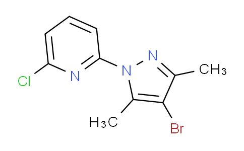 CAS No. 1150271-20-7, 2-(4-Bromo-3,5-dimethyl-1H-pyrazol-1-yl)-6-chloropyridine