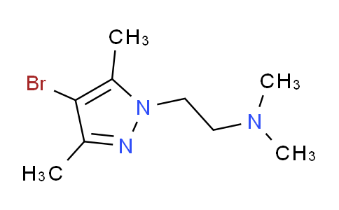 CAS No. 1170132-58-7, 2-(4-Bromo-3,5-dimethyl-1H-pyrazol-1-yl)-N,N-dimethylethanamine